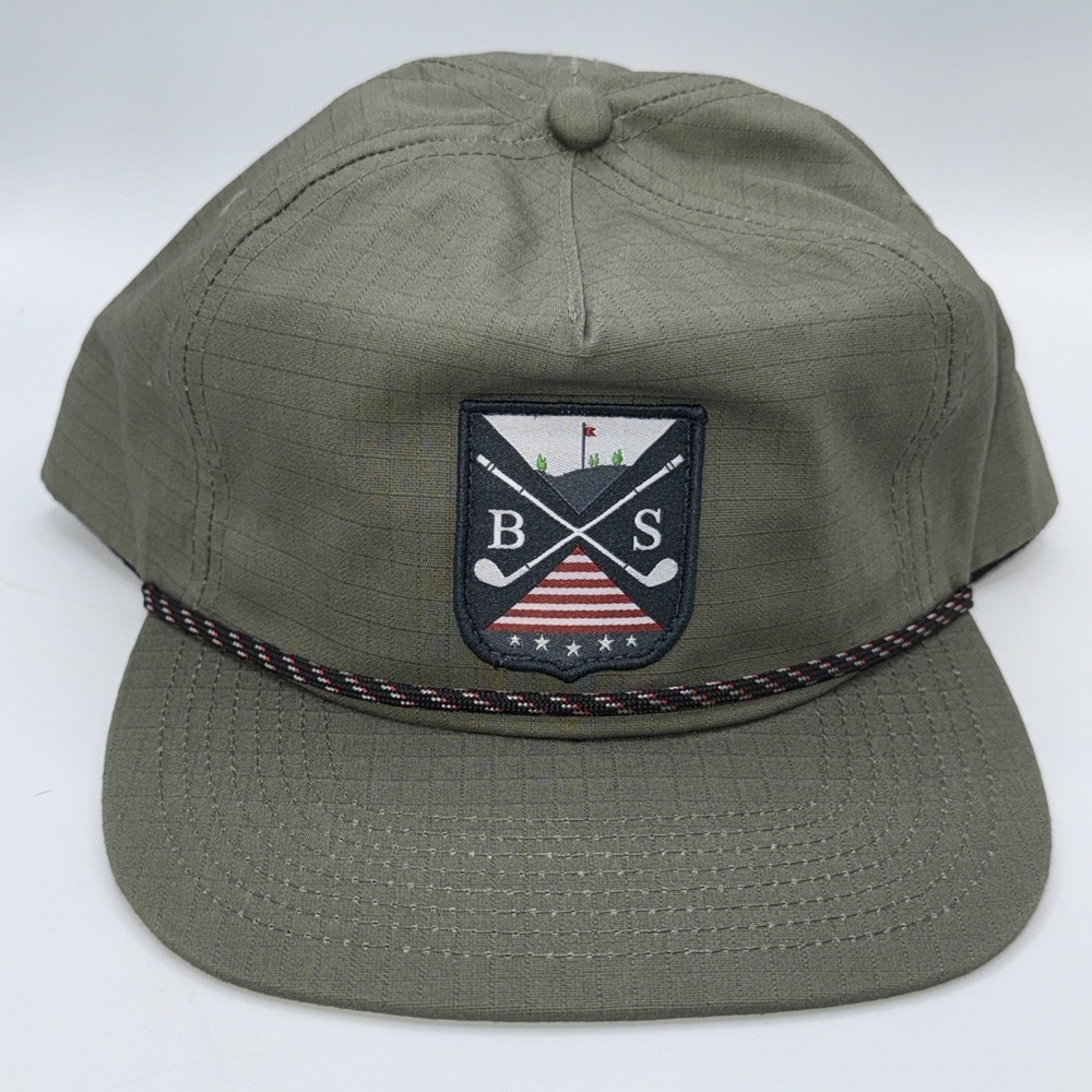 Boston Scott Golf Apparel Snapback Cream Patch On Front